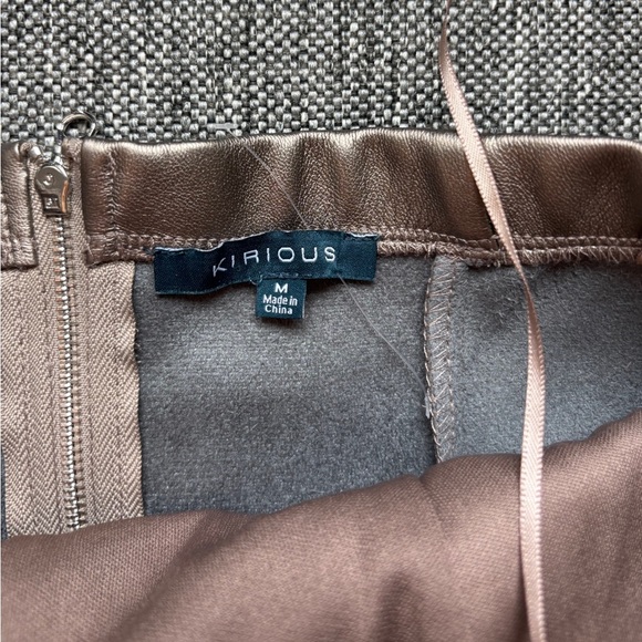 NWT Kirious pleather corset cropped top medium - Picture 4 of 5